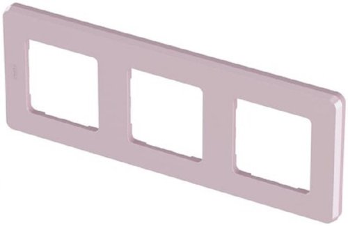 Рамка универсальная Legrand Inspiria 3-м. розовый фото Рамка универсальная Legrand Inspiria 3-м. розовый картинка